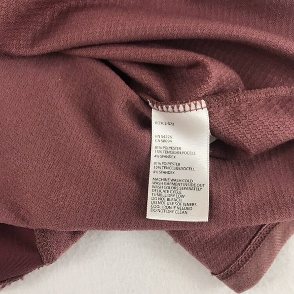 Royal Robbins Women's Top Small Red Merlot Athletic Gym Racerback Sleeveless - Picture 7 of 9